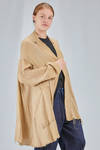 giacca/cardigan lunga e ampia in twill morbido di cachemire e seta lavati - ATELIER SUPPAN 