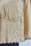 giacca/cardigan lunga e ampia in twill morbido di cachemire e seta lavati - ATELIER SUPPAN 