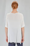 camicia lunga e ampia, in garza leggera e goffrata di viscosa e cotone - ATELIER SUPPAN 