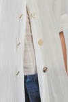 camicia lunga e ampia, in garza leggera e goffrata di viscosa e cotone - ATELIER SUPPAN 