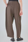 wide trousers in a very light mat-knit of silk and linen - BOBOUTIC 