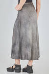 long and straight skirt in micro-modal jersey hand dyed - AVANT TOI 