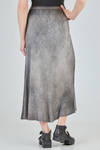 long and straight skirt in micro-modal jersey hand dyed - AVANT TOI 