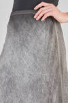 long and straight skirt in micro-modal jersey hand dyed - AVANT TOI 