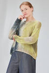 hip-lenght sweater, wide, in hand-knitted shaded silk - F-CASHMERE by FISSORE 