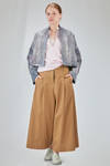 hip-lenght caban, wide, in shaded hemp bourette - F-CASHMERE by FISSORE 