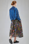 giacca tipo biker, al fianco, in denim di cotone e elastan - HIGH 