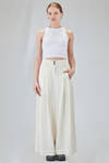 basic tank top, short and lean, in cotton jersey - ISABEL BENENATO 