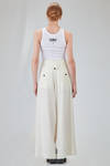 basic tank top, short and lean, in cotton jersey - ISABEL BENENATO 