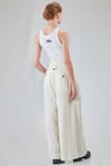 basic tank top, short and lean, in cotton jersey - ISABEL BENENATO 
