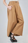 pantalone ampio in canvas leggerissimo di cotone - ISABEL BENENATO 