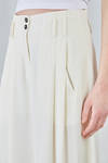 wide trousers in light virgin wool and viscose gabardine - ISABEL BENENATO 