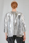 hip-lenght 'sculpture' patchwork jacket in metallic leather - JUNYA WATANABE 