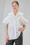 long and wide shirt in light cotton poplin - JUNYA WATANABE 
