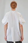long and wide shirt in light cotton poplin - JUNYA WATANABE 