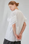 long and wide shirt in light cotton poplin - JUNYA WATANABE 