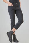 5 pockets leggings in shiny and stretch nylon and polyurethane canvas - JUNYA WATANABE 