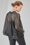 maglia al fianco, ampia, in rete di poliestere lievemente glitterato - JUNYA WATANABE 