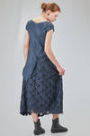lean and asymmetric top in doubled washed silk satin - MARC LE BIHAN 