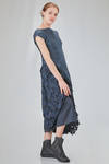 lean and asymmetric top in doubled washed silk satin - MARC LE BIHAN 