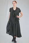 hip-lenght top in viscose knit - MARC LE BIHAN 