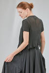 hip-lenght top in viscose knit - MARC LE BIHAN 