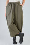 pantalone ampio, in tela leggera di cotone lavato - MANUELLE GUIBAL 