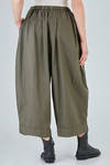 pantalone ampio, in tela leggera di cotone lavato - MANUELLE GUIBAL 
