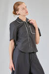 camicia corta in satin di nylon con profili in spugna di poliuretano - MELITTA BAUMEISTER 