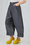 pantalone alla caviglia in shantung di poliestere glitterato e spugna di poliuretano - MELITTA BAUMEISTER 