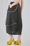 gonna 'sculpture' longuette, ampia, in jersey di poliestere, rayon e spandex - MELITTA BAUMEISTER 