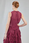 hip-lenght top in washed polyester georgette - COMME des GARÇONS - COMME des GARÇONS 