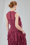 hip-lenght top in washed polyester georgette - COMME des GARÇONS - COMME des GARÇONS 