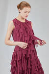 hip-lenght top in washed polyester georgette - COMME des GARÇONS - COMME des GARÇONS 