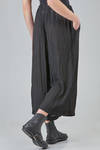 wide trousers in washed polyester georgette - COMME des GARÇONS - COMME des GARÇONS 