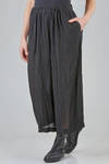 wide trousers in washed polyester georgette - COMME des GARÇONS - COMME des GARÇONS 