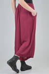 wide trousers in washed polyester georgette - COMME des GARÇONS - COMME des GARÇONS 