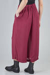 wide trousers in washed polyester georgette - COMME des GARÇONS - COMME des GARÇONS 