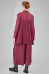 giacca lunga e sfiancata in georgette di poliestere lavato - COMME des GARÇONS - COMME des GARÇONS 