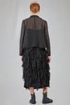 giacca al fianco in georgette di poliestere lavato - COMME des GARÇONS - COMME des GARÇONS 