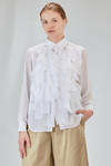 camicia classica a uomo in georgette di poliestere - COMME des GARÇONS - COMME des GARÇONS 