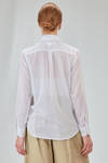 classic man shirt in polyester georgette - COMME des GARÇONS - COMME des GARÇONS 