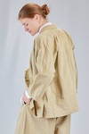 giacca lunga e ampia in twill di cotone lavato - COMME des GARÇONS - COMME des GARÇONS 