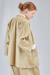 giacca lunga e ampia in twill di cotone lavato - COMME des GARÇONS - COMME des GARÇONS 