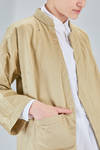 giacca lunga e ampia in twill di cotone lavato - COMME des GARÇONS - COMME des GARÇONS 