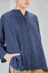 giacca/camicia lunga e ampia in satin di seta lavata - RISA NAKAMURA 
