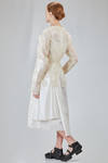 hip-lenght jacket, wide, in gauzed mesh and starched glittered cotton - RUNDHOLZ 