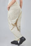 wide trousers in 'pelle ovo' cotton - RUNDHOLZ 