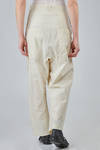 wide trousers in 'pelle ovo' cotton - RUNDHOLZ 