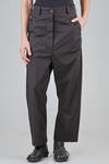pantalone ampio in pelle ovo di cotone - RUNDHOLZ 